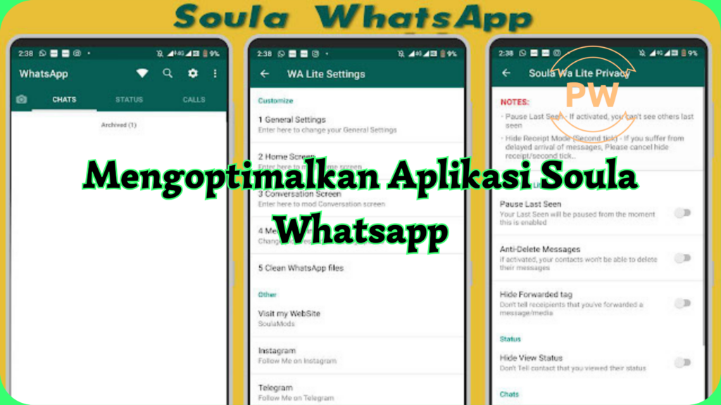 Mengoptimalkan Aplikasi Soula Whatsapp